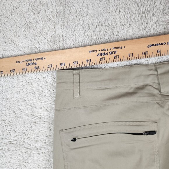 Bearded Goat Union Pants Men’s Size 33x29 Beige Chino Pockets Outdoor Hike USA - Picture 7 of 8